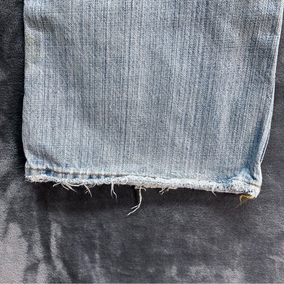 BKE Denim Jeans Women's 28x31.5 Liberty Flare Leg Distressed Low Rise Light Wash - Picture 12 of 16